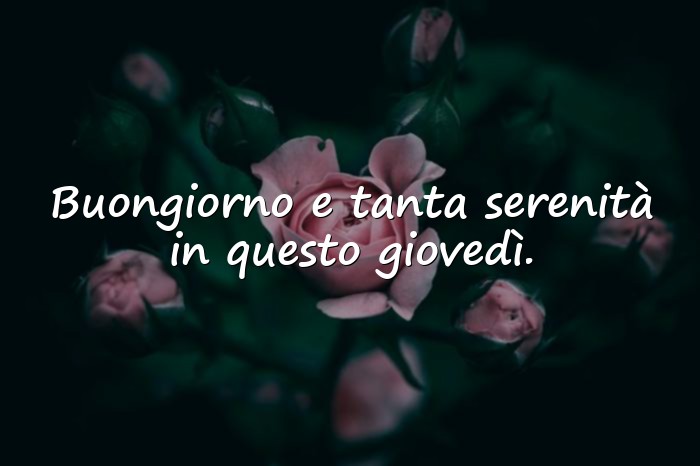 Immagini con buongiorno giovedi - 1