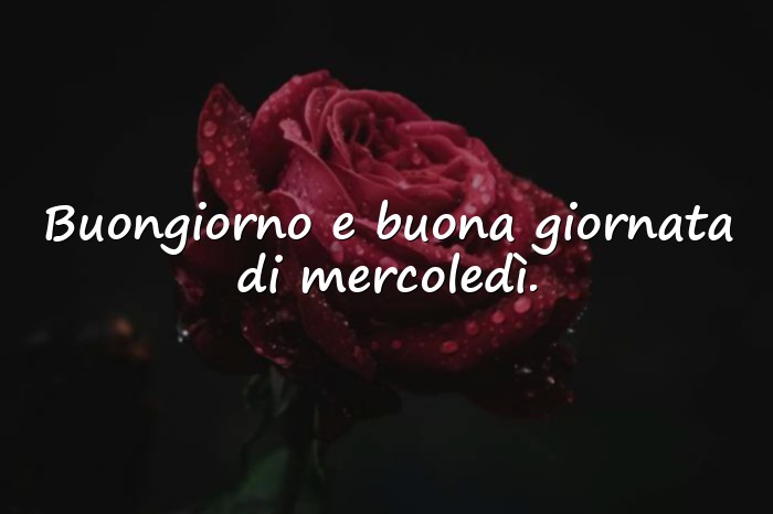Immagini con buongiorno mercoledi - 1