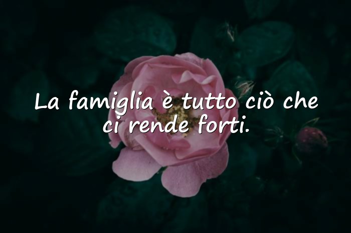 Immagini con frase famiglia - 1