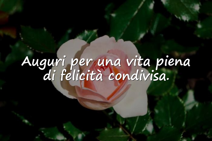 Immagini con Frasi augurali per matrimonio - 3